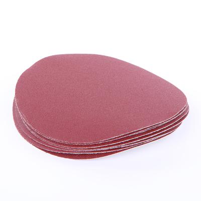 China Aluminum Oxide Round Sandpaper 125mm Sandpaper Fiber Sandpaper 80grit Disc 80grit OEM Obm Polishing Red Sanding Paper Odm for sale