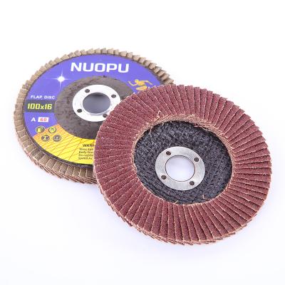 China 80 Grit 40 Polishing Grit 4.5 Inch 115 Mm Abrasive Fin Disc For Polishing for sale