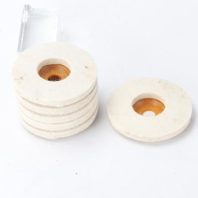 China Hard Steel Felt Polishing Wheel NUOPU Hard Steel Wool for sale