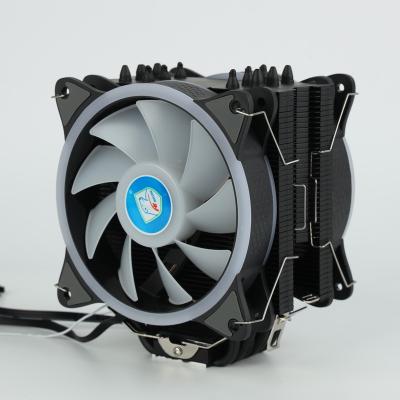 China Computer Case NUCORE HP600 120MM Heat Pipe 6 CPU Cooler for sale