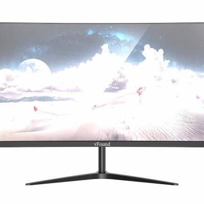 China Factory price desktop 27 inch curved frameless display for sale