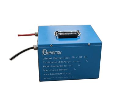 China batería recargable Lifepo4 de 60V 30AH para E - triciclos autos del pasajero del taxi de Tuktuk Bajaj del carrito en venta