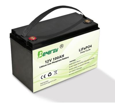 Cina LiFePO4 batteria automatica 12V 100Ah del fosfato del ferro del litio della sostituzione 50A in vendita