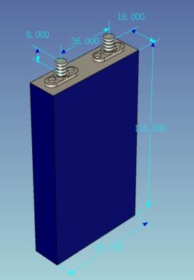 Cina 10AH 3,2 batteria ricaricabile delle cellule prismatiche del fosfato del ferro del litio di volt Lifepo4 in vendita