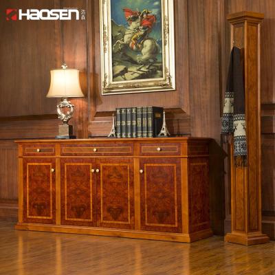 China Retro Traditional Customizable Classic Wooden Office Furniture Base Cabinets for sale