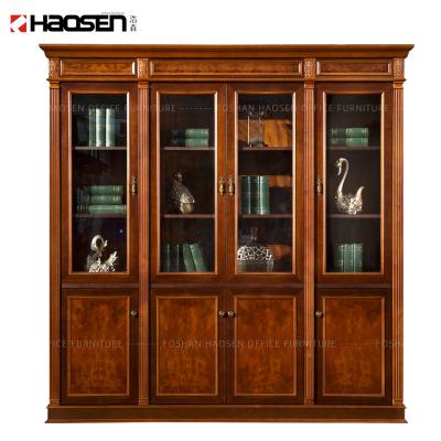 China Paint Foshan Manufacturer Premium Wood 4 Door Cabinet Room or Home Study Cabinet Project Design for sale