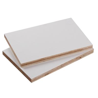 China Modern high quality melamine veneer waterproof plywood suitable for furniture and packaging, can be customized for sale