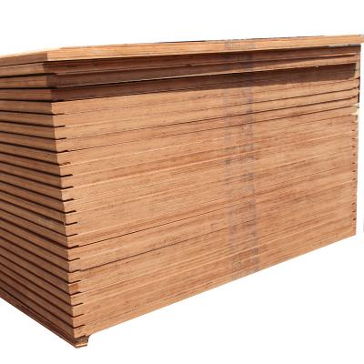 China Dry Container Hardwood Film Container Plywood Flooring for sale