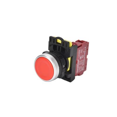 China Custom Automation Control VaneAims LA36M Plastic Red Switch 1NC 10A Symbol Latching Push Button Switch for sale