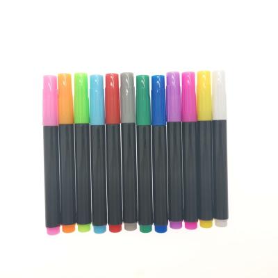 China round & Chisel Tip Factory Supplier Low Smell Liquid Chalk Marker Pens New Erase 8 Colors For Led Marking Board for sale