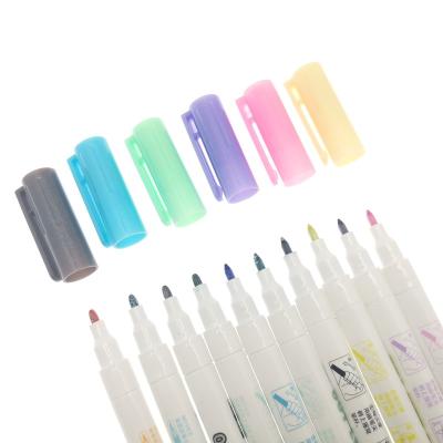 China New Style Adult Coloring Books Colors Shimmer Set Magic Marker Pens For Card Making Drop Booking Painting for sale