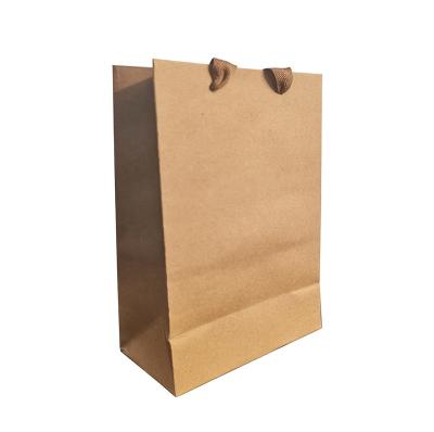 China Recyclable Luxury Colorful Printing Kraft Paper Bags Craft Shopping White Paper Bag With Ribbon Handle for sale