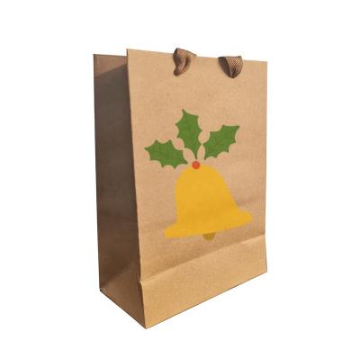 China Recyclable Professional Tools Printing Logo Bags Kraft Food Packaging Wholesale Printed Paper Bag for sale