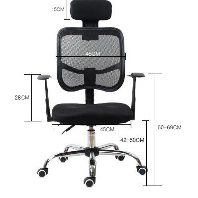 China (Height)High Quality Black Ergonomic Adjustable Boss Executive Velvet Office Chair For Meeting Room for sale