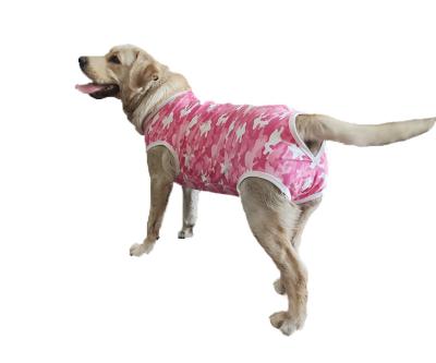 China Sustainable Large Dog Pink Camouflage Pattern Cotton Pants Menstrual Wear for sale