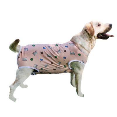 China High quality and latest design durable big dog cartoon print design cotton wrap vest for sale