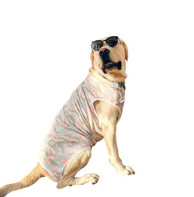 China Large Dog Camouflage Design Cotton Vest OEM Manufacturing Viable Supplier for sale