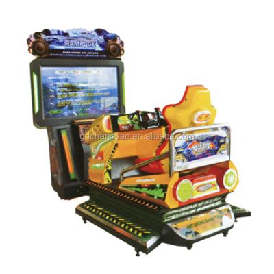 China Wooden Frame Coin Operated Rampage Racing Game Machine Racing Automobile Bike Racing Game for sale