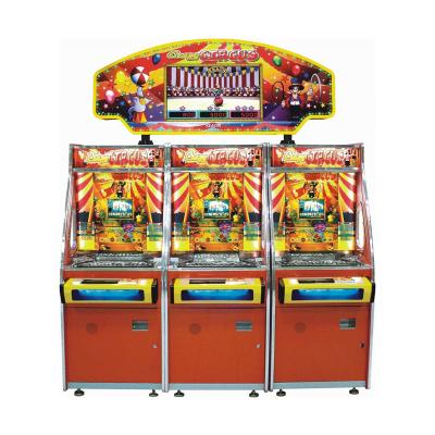 China Crazy Push Game Machine Arcade Ticket Lottery Redemption Metal Circus Amusement Coin For Sale for sale