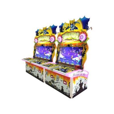 China Hot Sale Coin Operated Crazy Visual Ticket Arcade Game Machine For Sale Wooden Frame Halloween Redemption for sale