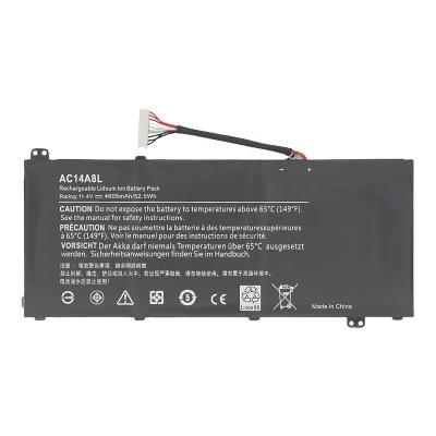 China Best Selling LAPTOP Battery AC14A8L For Acer Aspire VN7-571 VN7-571G Li-polymer Laptop Battery for sale