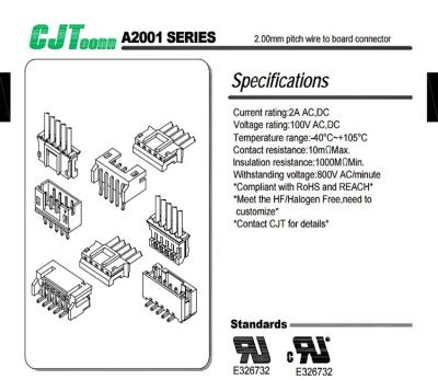 China Equivalent PCB connectors for JST B19B-PH-K-GW-LE B20B-PH-K-GW-LE B2B-PH-K-GW-FY for sale