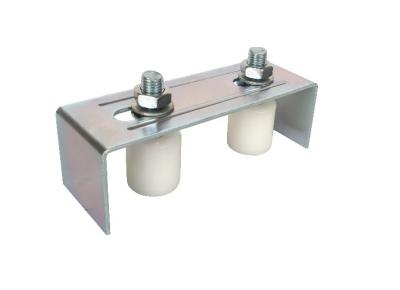 China Fixing Sliding Gate Bracket Kit 30x40 Nylon Guide Roller for sale