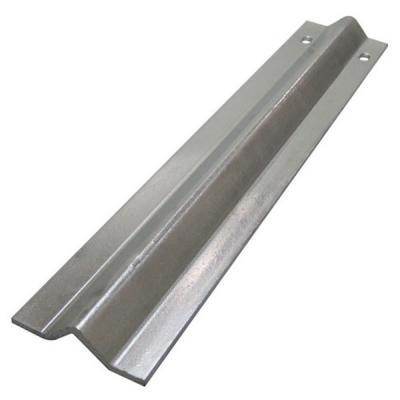 China V Groove Galvanized Steel Sliding Gate Floor Track Rail 3m 6m for sale