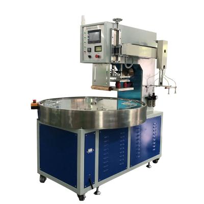 China Factory automatic high frequency welding machine with rotary table automatic plastic welder for sale