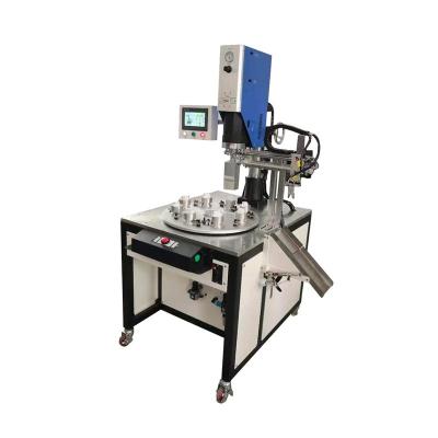 China Building material stores 15khz 4200W automatic ultrasonic welding machine with four station rotary table plastic welder for sale