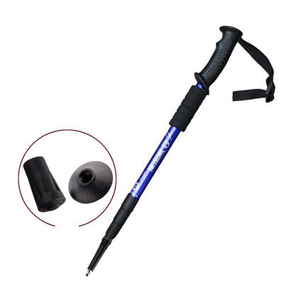 China New Design Durable Outdoor T Handle Ultralight Telescopic Walking Stick Aluminum Alloy Trekking Poles Hiking Poles for sale