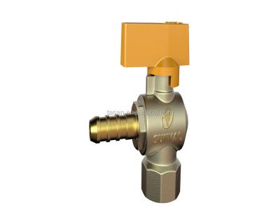 China S1303 New General Style Brass Ball Aluminum Handle Gas Ball Valve for sale