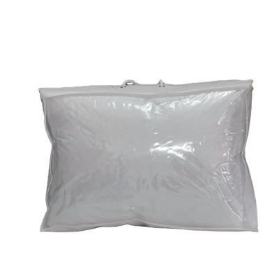 China High Strength PVC Window Cover Comforter Pillow Storage Organizer Bag With Nonwoven Zipper Wholesale Factory Price for sale