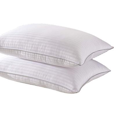 China Yestex PORTABLE careseen pillow goose feather down pillow - set of 2 bed pillows for sleeping with premium 100% cotton Shell for sale