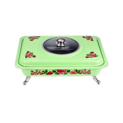 China Colorful Restaurant / Hotel Hotel Supplies Food Warmer Stainless Steel Chafing Dish Food Heating Pan for sale