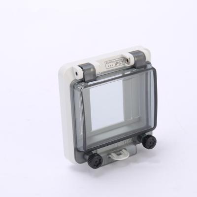 China IP67 Transparent Protective Window Cover Electrical PC Material 4ways Circuit Breaker Box YKW-04A for sale