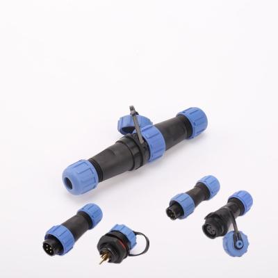 China Automotive SP11 Plastic aviation connector Male Female plug socket IP68 round waterproof connector for sale