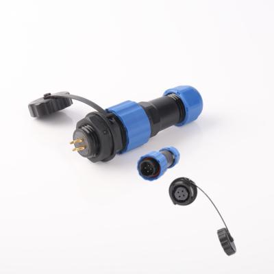 China Power SD16 Rear nut Aviation plug socket Male Female IP68 waterproof connector for sale