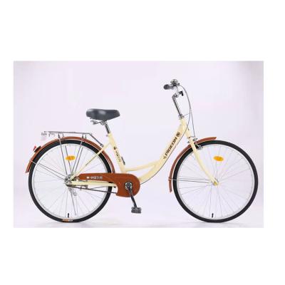 China Ride Road Bikes Hot Selling Women Beach Bike 24/26 Cheap Old Style City Bike Women's Bicycle for sale