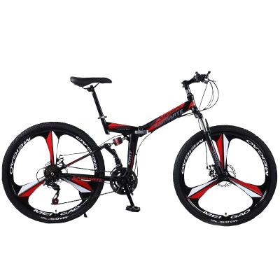 China Tour Road Bikes Bicycle For Men 26/27.5 Inch Folding Mountain Bike Shock Absorption Dual And Dual Disc Brake for sale