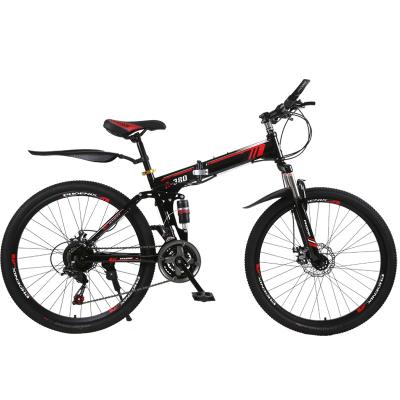 China Ride Road Bikes Wholesale Manufacturers 26 Inch Dual Wheel Disc Brake Integrated Damping Mountain Bike for sale