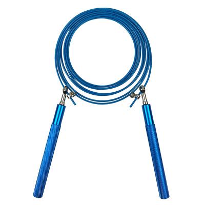 China Easy Extra Thick Cable PU Steel Jump Rope With Sustaining Gimbal Shaft Rope Skipping for sale