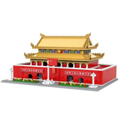 China Hot Selling Cheap Diy Tiananmen ABS Custom Wooden Blocks Made China for sale