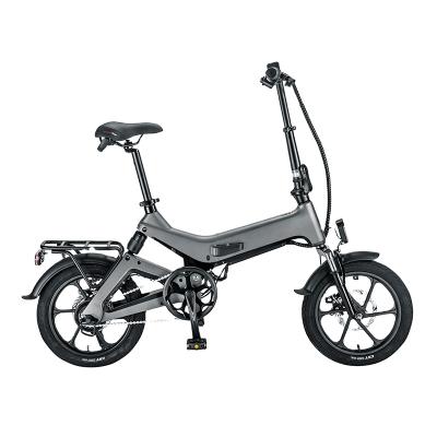 China Magnesium alloy folding electric bike best selling EU/UK 16inch CE 36v 250w 8.7Ah new model lightweight bicicleta electrica plegable for sale