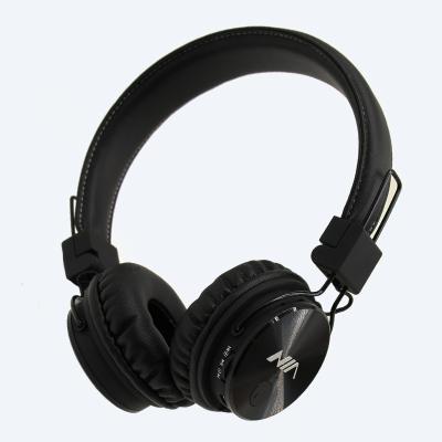 China Original headband NIA-X3 bluetooth earphone, noise cancellation, TF card and Fm radio game APP control for sale