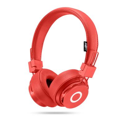 China NIA APP Connect NIA X6 Bass Bluetooth Stereo Headphones Added to APP Control and Wired Mode for PC and Game Red for sale