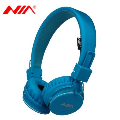 China Cheap Headband NIA X2 Radio and Wired Stereo Headphones with Deep Bass and Built-in Mic for PC, TV and Game for sale