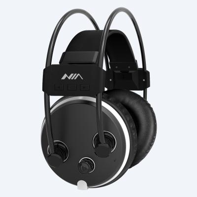 China NIA S1000 Headband Black Over-Ear Earphone Wireless Strap Wireless Bluetooth Headphones Bluetooth Headset OEM for sale