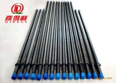 China Taladro hexagonal Roces, taladro minero Rod de DTH del diámetro 22m m para los pedazos de la forma cónica en venta