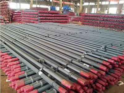 China Rock Drill Machine H22X7° DTH Drill Rods Length 600mm - 8000mm API 2 3 / 8 Thread for sale